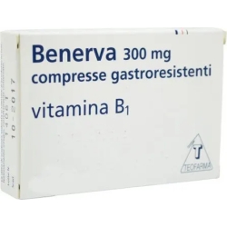 benerva 300 mg 20 compresse - farmaco per carenze di vitamina B1