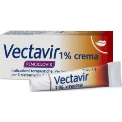Vectavir 1% 2 g - Crema per il trattamento dell'herpes labiale