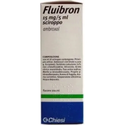 fluibron Sciroppo 15 mg/5 ml - mucolitico per affezioni respiratorie acute 200 ml
