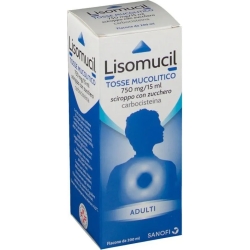 lisomucil Adulti 750 mg/15 ml - sciroppo mucolitico e fluidificante senza zucchero flacone 200 ml