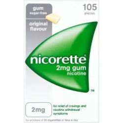 Nicorette 2 mg 105 gomme per smettere di fumare