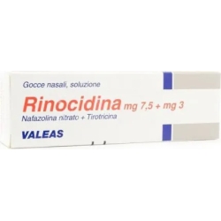 Rinocidina gocce nasali 7,5mg + 3mg - terapia per riniti e sinusiti 15 ml