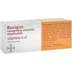 Rovigon - Per carenza di vitamine A + E 30 compresse masticabili