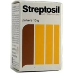 Streptosil Neomicina - Polvere per Infezioni Cutanee superficiali 10 g