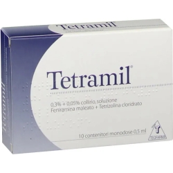 Tetramil 0,3% + 0,05% 10 flaconcini monodose - collirio per congiuntiviti allergiche