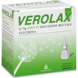 Verolax Adulti 6 microclismi da 6,75 g alla glicerina contro la stitichezza