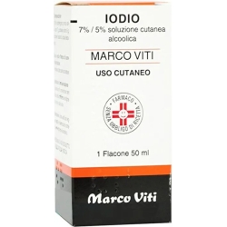 Marco Viti Iodio 7% + 5% - Soluzione Cutanea Disinfettante 25 ml