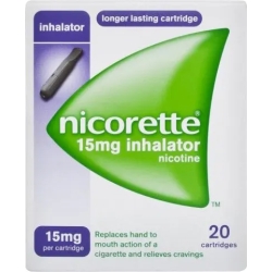 Nicorette 15 mg Inhalator 20 filtri - Utili per smettere di fumare