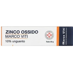 Marco Viti Zinco Ossido 10% - Unguento Lenitivo Per Eczemi, Dermatosi, Escoriazioni 30 gr