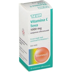 Vitamina C TEVA 1000 mg - 10 Compresse Effervescenti