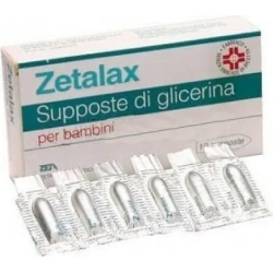 Zetalax Bambini 1375 mg - trattamento della stitichezza occasionale 18 supposte