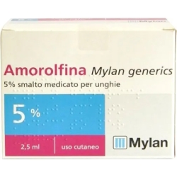 amorolfina 5% Mylan - Smalto Medicato Per Onicomicosi 2,5 ml