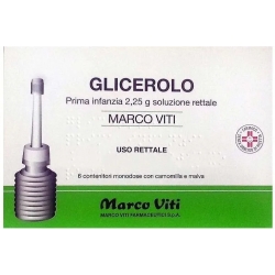 Marco Viti Glicerolo Prima Infanzia - Soluzione Rettale Contro La Stitichezza 6 Microclismi