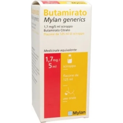 Butamirato 1,7 mg - Sciroppo sedativo della tosse 125 ml
