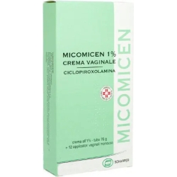 Micomicen Crema Vaginale - Trattamento Micosi Vaginali da Candida 78 g + 12 applicatori