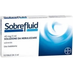 Sobrefluid 40 mg/3 ml - soluzione da nebulizzare fluidificante e mucolitica 10 fiale
