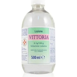 Lozione Vittoria 0,1% Soluzione Cutanea - disinfettante e rinfrescante 250 ml
