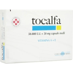 Tocalfa 50000 U.I. +50 mg - 20 capsule molli - vitamina A+E