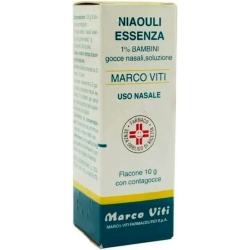 Niaouli Essenza 1% Gocce Nasali - espettorante e balsamico 20 ml