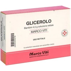 Glicerolo 4,5 g Bambini - 6 microclismi contro la stitichezza