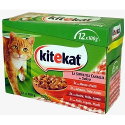 La simpatica canaglia bocconcini per gatti 4 multipack di 12 bustine da 100 g
