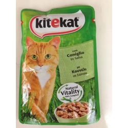 Bocconicini con Coniglio cibo umido per gatti confezione 48 buste da 100 g