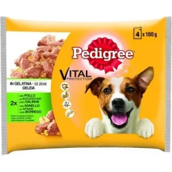 Vital Protection selezione in gelatina cibo umido per cani multipack 4 buste da 100 g
