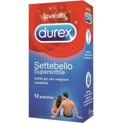 Durex Settebello Supersottile -12 preservativi ultra sottili