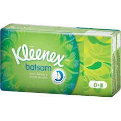 Fazzoletti Balsam confezione da 8 pacchetti