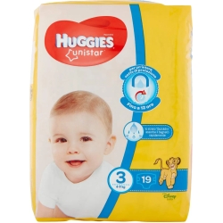 HUGGIES Unistar - 19 Pannolini Taglia 3 (4-9 kg)