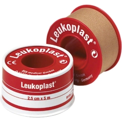 Leukoplast, Cerotto Telato in Rocchetto 2,5 cm x 5 m