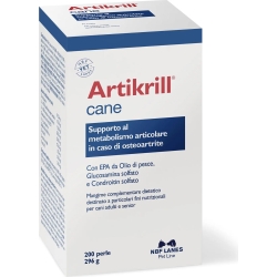 Artikrill contro l'irritazione e condroprotettore per cani 200 perle