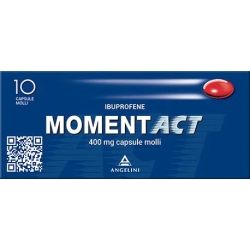 MomentAct Analgesico 400 mg - 10 Capsule Molli