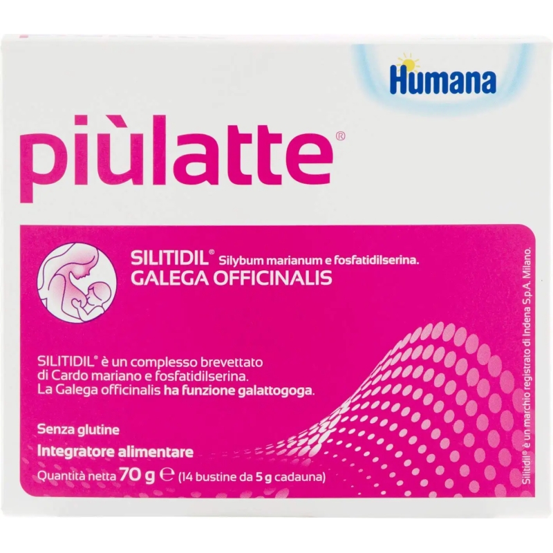 Humana Più Latte 14 Bustine - Integratore Per L'Allattamento