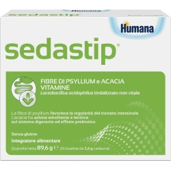 Humana Sedastip 16 Bustine - Integratore Per Favorire Il Transito Intestinale