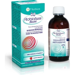 Fitobiotuss Bimbi 150 ml - Integratore per la tosse Gusto Fragola