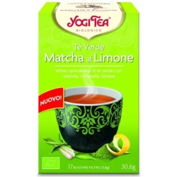 Fior Di Loto yogi tea te' verde matcha al limone 17 bustine