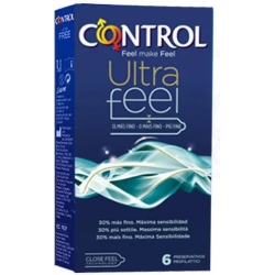 Control Preservativi utra feel 6 profilattici ultra sottile