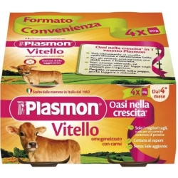 Plasmon omogeneizzato al vitello 4 vasetti da 80 g