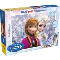 maxi puzzle double face frozen 60 pezzi 46881-874