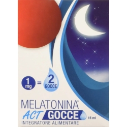Melatonina Act Gocce 15 ml - Integratore Per Favorire Il Sonno