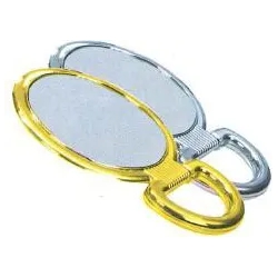 Specchio Con Base D'argento