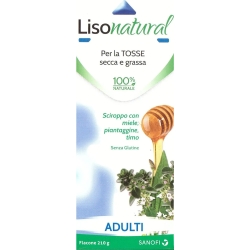 Lisonatural advance flacone 180 g - sciroppo adulti per tosse secca e grassa 