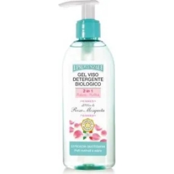 I Provenzali gel viso detergente biologico 2in1 all'olio di rosa mosqueta 150 ml