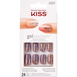 Gel Fantasy - 24 Unghie Artificiali Glitterate Kgn07c