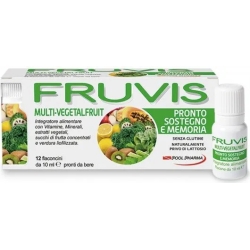 Fruvis - integratore alimentare pronto Sostegno E Memoria 12 Flaconi