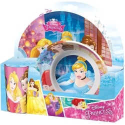 set pranzo principesse disney in melamina