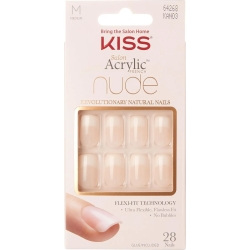Salon Acrylic French Nude - 28 Unghie Artificiali Kan03c