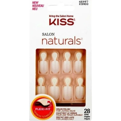 Salon Naturals - 28 Unghie Artificiali Bianche Ksn03c