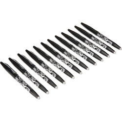 penna a sfera cancellabile frixion colore nera 0.7mm confezione 12 penne